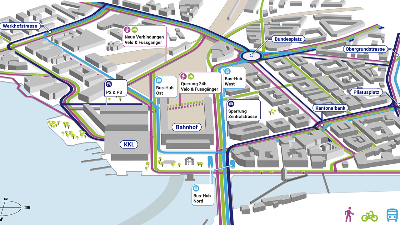 Gesamtverkehrskonzept Raum Bahnhof